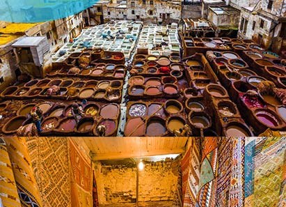 The tanneries of Fes