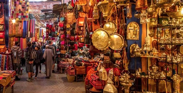 The souks of Marrakech